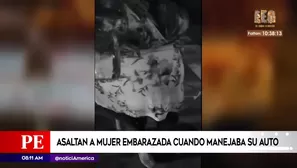 Asaltan a mujer embarazada.