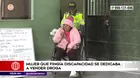 San Martín de Porres: Mujer fingía discapacidad para vender droga
