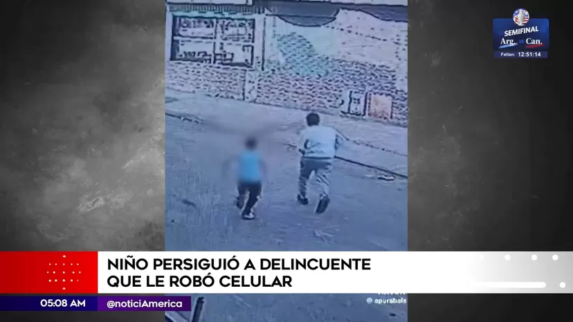 San Martín de Porres: Niño persiguió a delincuente que le robó su celular