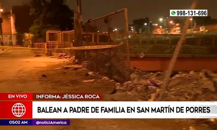 San Martín de Porres: Padre de familia fue asesinado a balazos - América  Noticias