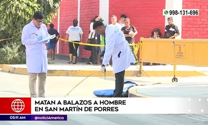 San Martín De Porres: Sujetos Mataron A Balazos A Hombre En Plena Calle ...