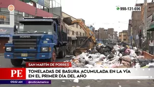 Acumulación de basura en San Martín de Porres. Foto y video: América Noticias