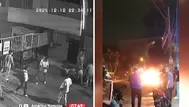 San Martín de Porres: Vecinos linchan a ladrones y queman su moto