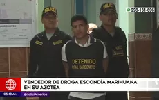 San Martín de Porres: Vendedor de droga escondía marihuana en su azotea - Noticias de san-miguel