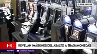 San Miguel: Así fue asalto de tragamonedas en horas de la mañana