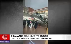 San Miguel: A balazos delincuente asaltó una joyería en centro comercial - Noticias de joyeria