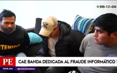 San Miguel: Cae banda dedicada al fraude informático - Noticias de carlos-gallardo