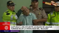 Detienen a delincuente que asaltaba a turistas.