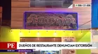 San Miguel: Dueños de restaurante denuncian extorsión