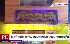San Miguel: Dueños de restaurante denuncian extorsión - Noticias de duenos