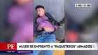 San Miguel: Mujer salvó de ser asaltada tras enfrentarse a raqueteros armados