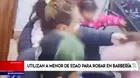 San Miguel: Mujeres utilizaron a niña para robar en barbería