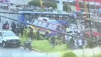 Las cámaras de seguridad del Centro de Monitoreo de la Municipalidad de San Miguel / Video: Canal N