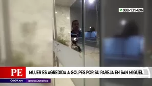 Agresión en San Miguel. América Noticias