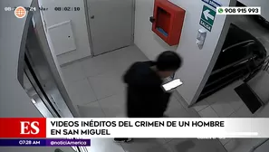 Cámaras captan momento del ataque en San Miguel. / Video: América Noticias