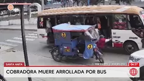 Santa Anita: Cobradora muere arrollada por su propio bus. Foto y video: América Noticias