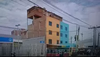 Construcción es un peligro para vecinos y habitantes. Foto: @Coarita_7