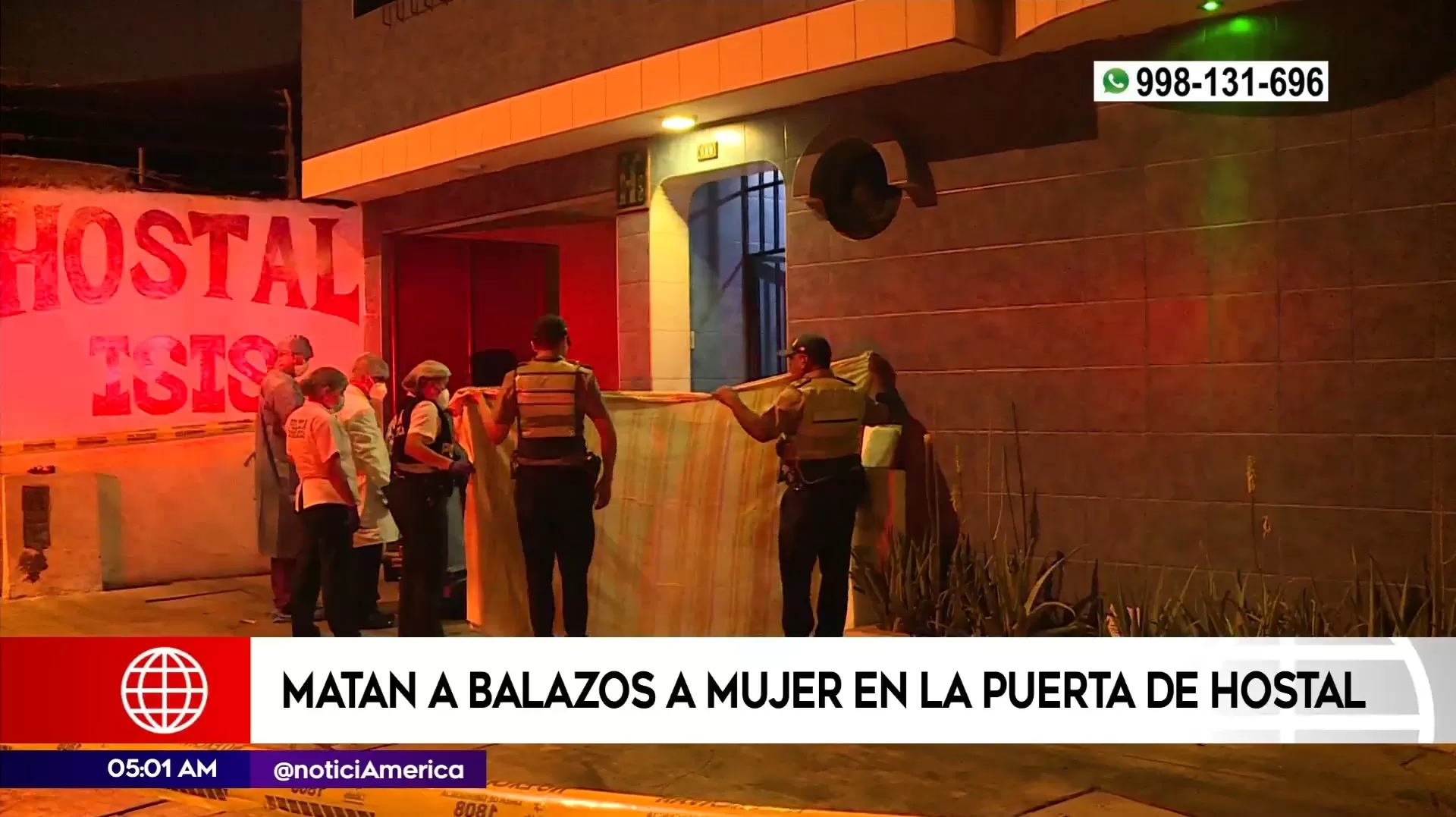 Asesinato en Santa Anita. Foto: América Noticias