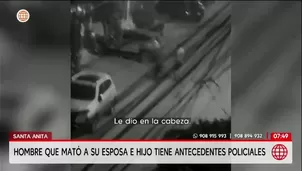 Santa Anita: Hombre que asesinó a su familia tiene antecedentes/ América Noticias