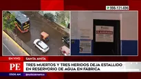 Estallido en Santa Anita. Foto y video: América Noticias