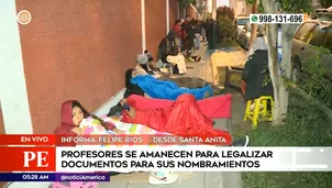 Profesores piden celeridad en UGEL 6 para legalizar documentos. Foto y video: América Noticias