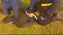 La captura se dio en el distrito de El Agustino donde cayeron estos tres delincuentes. / Video: América Noticias