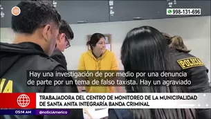 Trabajadora del municipio de Santa Anita integraría banda criminal. Foto y video: América Noticias