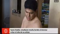 El joven fue herido en el brazo con un cuchillo.