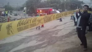 San Juan de Lurigancho: bomberos controlaron incendio en fábrica de pirotécnicos. Foto: captura