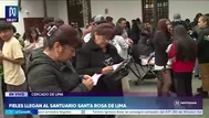 Santa Rosa de Lima: Miles acuden a su santuario