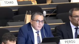 Ministro Juan Santiváñez en la ONU: Perú defiende ley de amnistía y evalúa sistema interamericano. / Video: Canal N