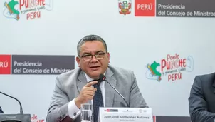 Santiváñez responde a Fiscalía por denuncia en el caso ‘Cofre’. Foto y video: Canal N/Andina