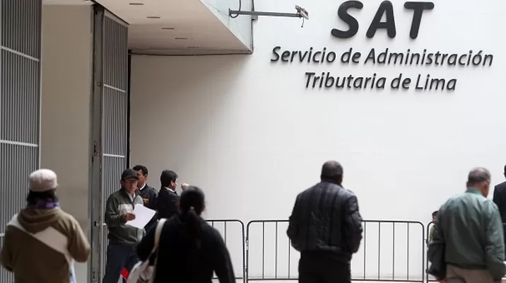 Servicio de Administración Tributaria (SAT). Foto: Andina Servicio de Administración Tributaria (SAT). Foto: Andina