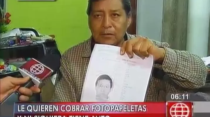 SAT admitió que impuso fotopapeleta a hombre sin vehículo por error de homonimia SAT admitió que impuso fotopapeleta a hombre sin vehículo por error de homonimia