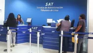 SAT de Lima otorga descuentos de hasta el 100 % en intereses de arbitrios