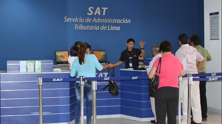 Sede del SAT. Foto: Andina Sede del SAT. Foto: Andina