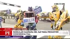 SAT: Personajes de Transformers promueven conciencia vial