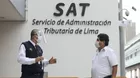 SAT suspende atención presencial en sede central, agencias y depósitos