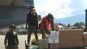 La ayuda llegó a Mazamari este miércoles. Foto: Canal N