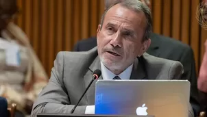 Elmer Schialer confirma denuncia por bandera izada en Putumayo. Foto: Andina