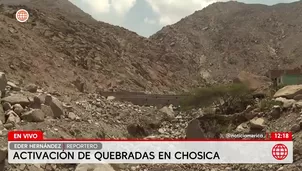Se activan quebradas en Chosica tras inicio de El Niño Costero. Foto y video: América Noticias