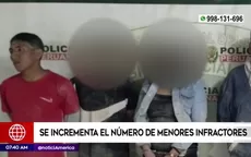 Se incrementa el número de menores infractores en Lima Este - Noticias de fabio-agostini