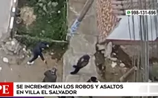 Se incrementa los robos y asaltos en Villa El Salvador - Noticias de ricardo-rojas-leon