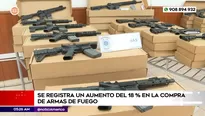 Aumento en compra de armas de fuego. Foto y video: América Noticias