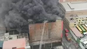 Incendio. / Video: Canal N