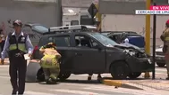 Se reporta un triple choque en la avenida Petit Thouars