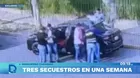 Se registraron tres secuestros en menos de siete días