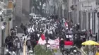 Se reportan manifestaciones en el Centro Histórico de Arequipa