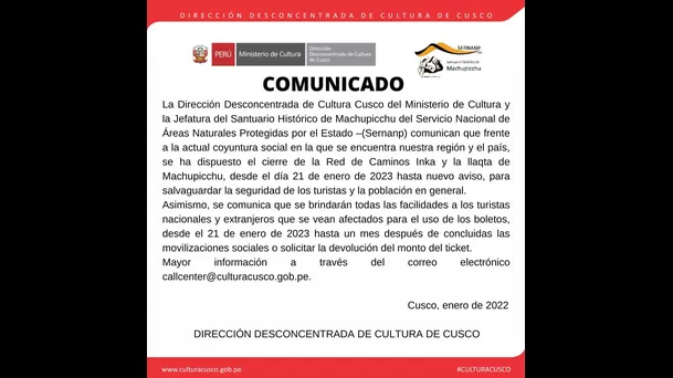 Comunicado 