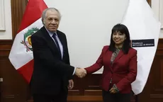 Secretario general de la OEA se reunió con Mirtha Vásquez - Noticias de secretario-general